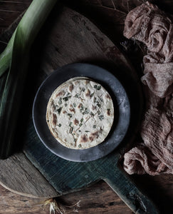 Oat and Leek Flatbread